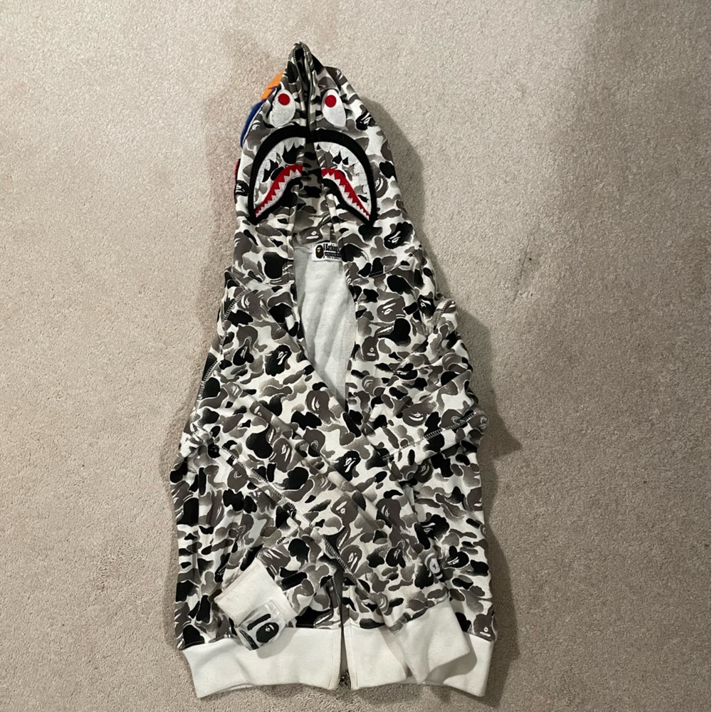 Bape abc shark hoodie